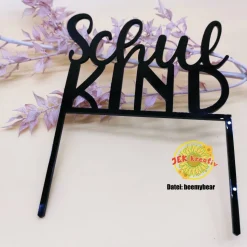 Cake Topper Acryl Schulkind Einschulung