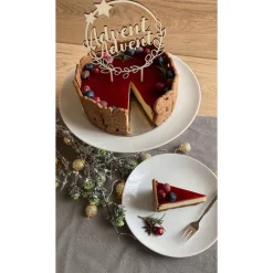 Cake Topper Advent / Kuchendekoration Weihnachten