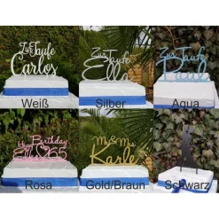 Cake Topper für jeden Anlass V4