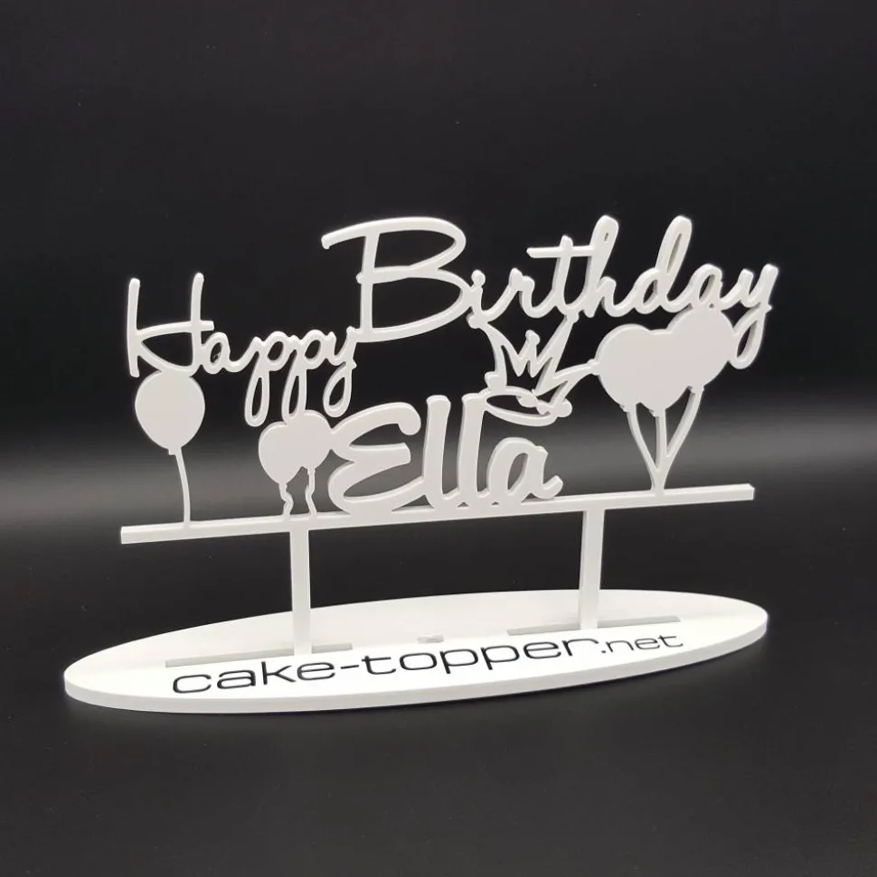 Cake Topper Geburtstag V1 Ballons