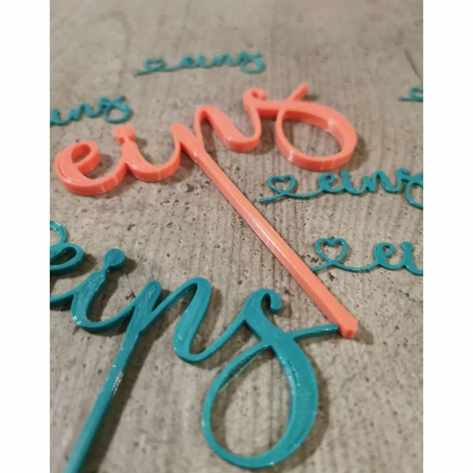 Cake Topper Geburtstag Zahl, Kindergeburtstag, Hochzeitstag, Torten Kuchen Dekoration