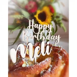 Cake Topper mit Namen / Kuchenstecker personalisiert / Caketopper Geburtstag