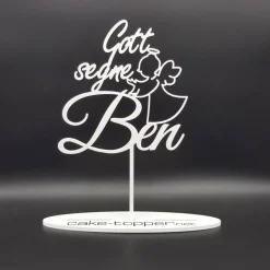 Cake Topper Taufe V5 (Engel)