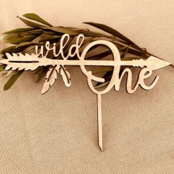 Cake Topper "Wild One" / Geburtstagskuchen / Kuchenaufsteller / Kuchendekoration