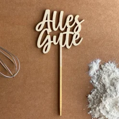 Caketopper "Alles Gute"
