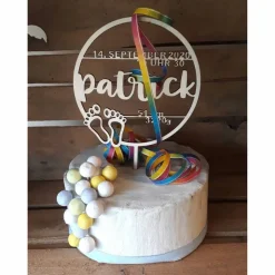 Caketopper "Baby" individualisierbar