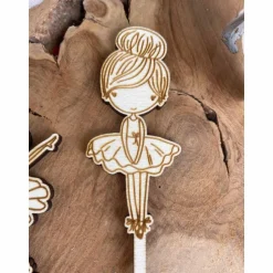 Caketopper Ballerina Kindergeburtstag / Tänzerin Kuchenstecker / Cake Topper / Cupcake