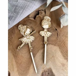 Caketopper Ballerina Kindergeburtstag / Tänzerin Kuchenstecker / Cake Topper / Cupcake