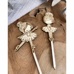 Caketopper Ballerina Kindergeburtstag / Tänzerin Kuchenstecker / Cake Topper / Cupcake