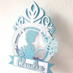 Caketopper 3D Frozen PERSONALISIERUNG  Caketopper Geburtstag, Kuchendeko, Topper Kuchen, Torte