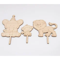 Caketopper Dschungeltiere –  Kuchenaufsatz für Geburtstage & Partys