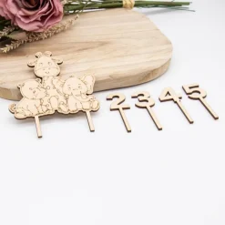 Caketopper Dschungeltiere –  Kuchenaufsatz für Geburtstage & Babypartys