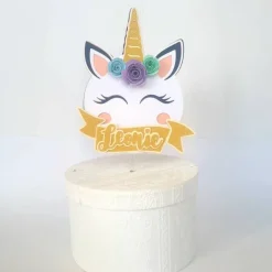 CakeTopper Einhorn, PERSONALISIERUNG Caketopper Geburtstag, Kuchendeko, Geburtstag, Tischdeko, Topper Kuchen, Torte