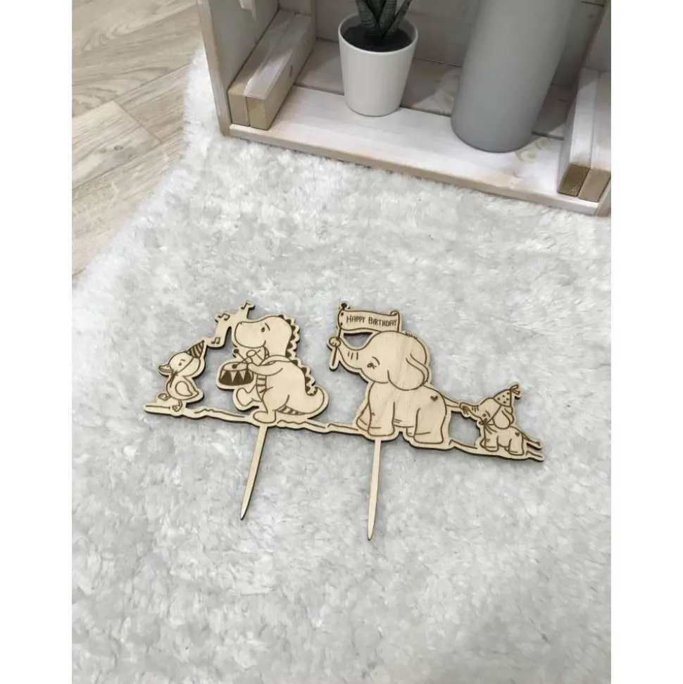 Caketopper Geburtstagsparade groß