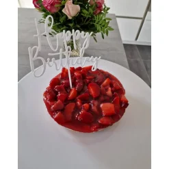 Caketopper Happy Birthday Hooray - Kuchendeko