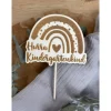 Caketopper "Hurra Kindergartenkind" / Kuchendeko Regenbogen Kindergarten