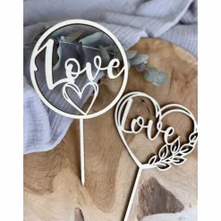 Caketopper Love / Cake Topper Liebe / Kuchenstecker Kuchendekoration