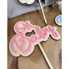 Caketopper Oh Baby / Cake Topper Babyparty Babyshower Geburt / Kuchenstecker
