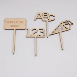 Caketopper Set zum Schulstart