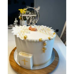 Caketopper Taufe, Kommunion, Firmung personalisiert