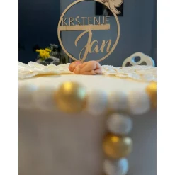 Caketopper Taufe, Kommunion, Firmung personalisiert