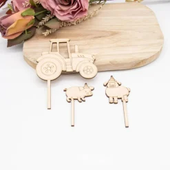 Caketopper Traktor –  Kuchenaufsatz für Geburtstage & Babypartys
