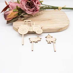 Caketopper Traktor –  Kuchenaufsatz für Geburtstage & Babypartys