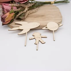 Caketopper Weltraum –  Kuchenaufsatz für Geburtstage & Partys