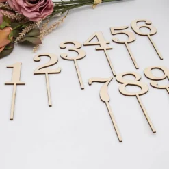 Caketopper Zahl–  Kuchenaufsatz für Geburtstage