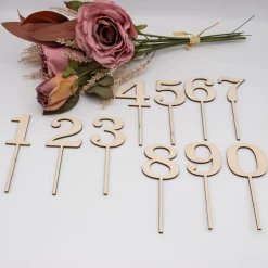 Caketopper Zahl–  Kuchenaufsatz für Geburtstage