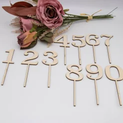 Caketopper Zahl–  Kuchenaufsatz für Geburtstage