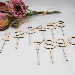 Caketopper Zahl–  Kuchenaufsatz für Geburtstage