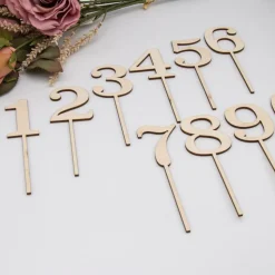 Caketopper Zahl–  Kuchenaufsatz für Geburtstage