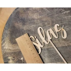 Caketopper zum Geburtstag, personalisiert, Cake Topper, Geburtstagstorte, Torte, Holz, Name, Tortenstecker, Wunschname