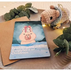 Capybara Weihnachtsbaumschmuck Christbaumschmuck Häkeltier