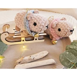 Capybara Weihnachtsbaumschmuck Christbaumschmuck Häkeltier