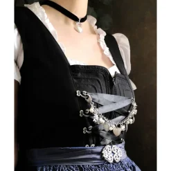 Charivari , Kette, Ohrringe fürs Dirndl, Dirnd- Schmuck, Herz