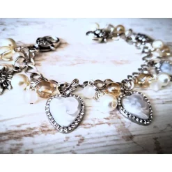 Charivari , Kette, Ohrringe fürs Dirndl, Dirnd- Schmuck, Herz