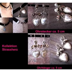 Charivari , Kette, Ohrringe fürs Dirndl, Dirnd- Schmuck