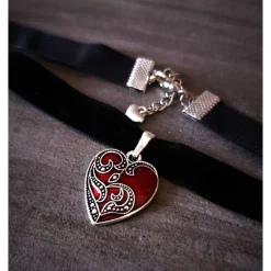 Charivari , Kette, Ohrringe fürs Dirndl, Dirnd- Schmuck, Herzen