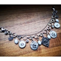 Charivari ,  Schmuckset fürs Dirndl, Dirnd- Schmuck, weiss