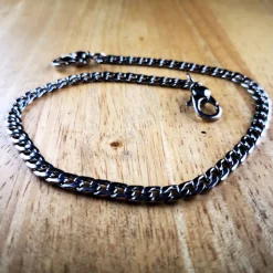 Charivari aus Edelstahl, Basiskette, Trachtenschmuck, 1reihig