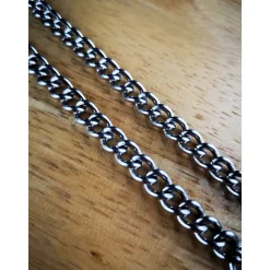 Charivari aus Edelstahl, Basiskette, Trachtenschmuck, 1reihig