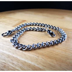 Charivari aus Edelstahl, Basiskette, Trachtenschmuck, 1reihig