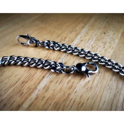 Charivari aus Edelstahl, Basiskette, Trachtenschmuck, 1reihig