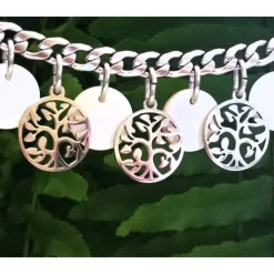 Charivari aus Edelstahl, Dirnd- Schmuck,Trachten, Hochzeit, Lebensbaum