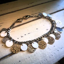 Charivari aus Edelstahl, Dirnd- Schmuck,Trachten, Hochzeit, Lebensbaum