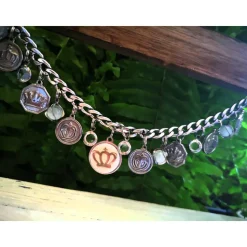 Charivari aus Edelstahl, Dirnd- Schmuck,Trachten, Hochzeit, Krone