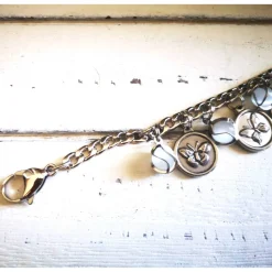 Charivari aus Edelstahl, Dirnd- Schmuck,Trachten, Hochzeit, Schmetterlinge