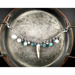 Charivari aus Edelstahl, Dirnd- Schmuck,,Trachten, Horn